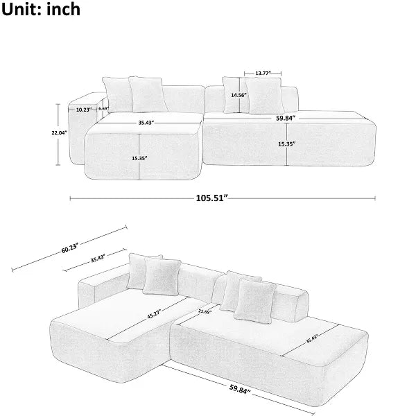 Modular Sectional Sofa Modern