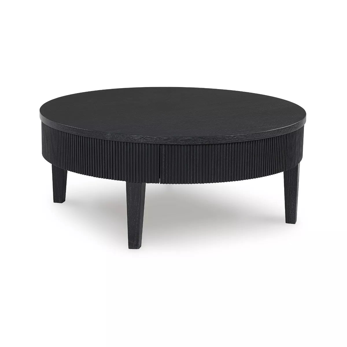 Round Coffee Table with Storage