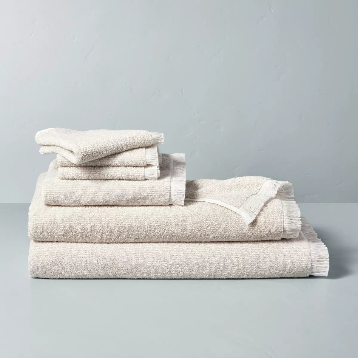 Terry Cotton Magnolia Towels