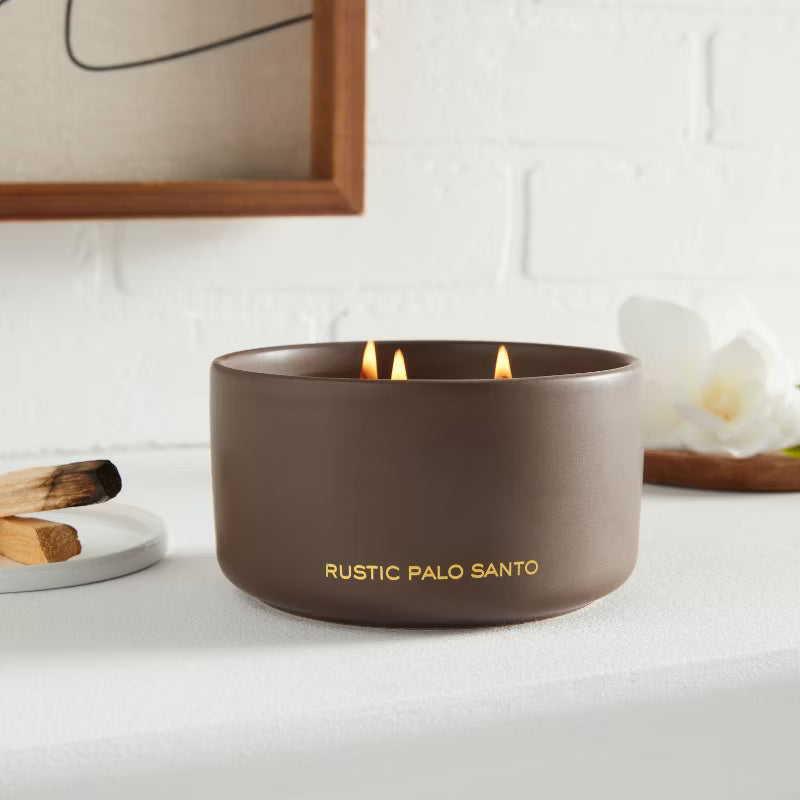 Rustic Palo Santo  Black Label Jar Candle