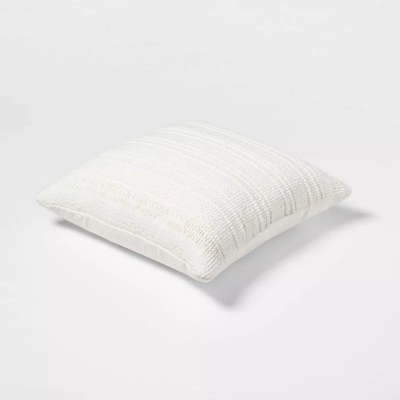 Textural Woven Throw Pillow