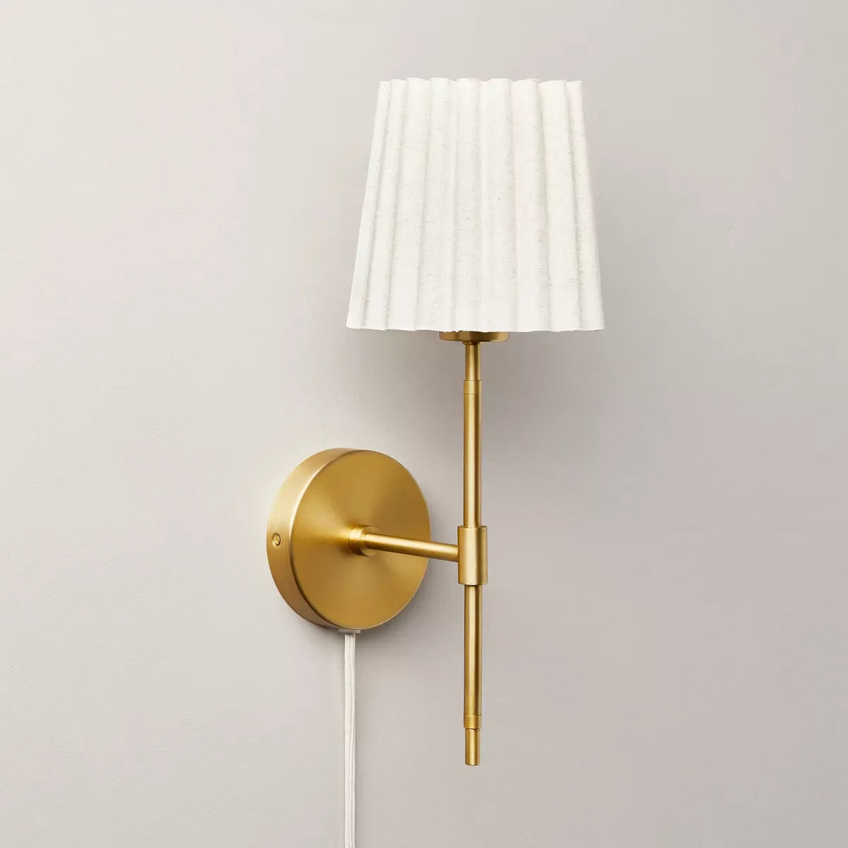 Shade Wall Sconce Brass