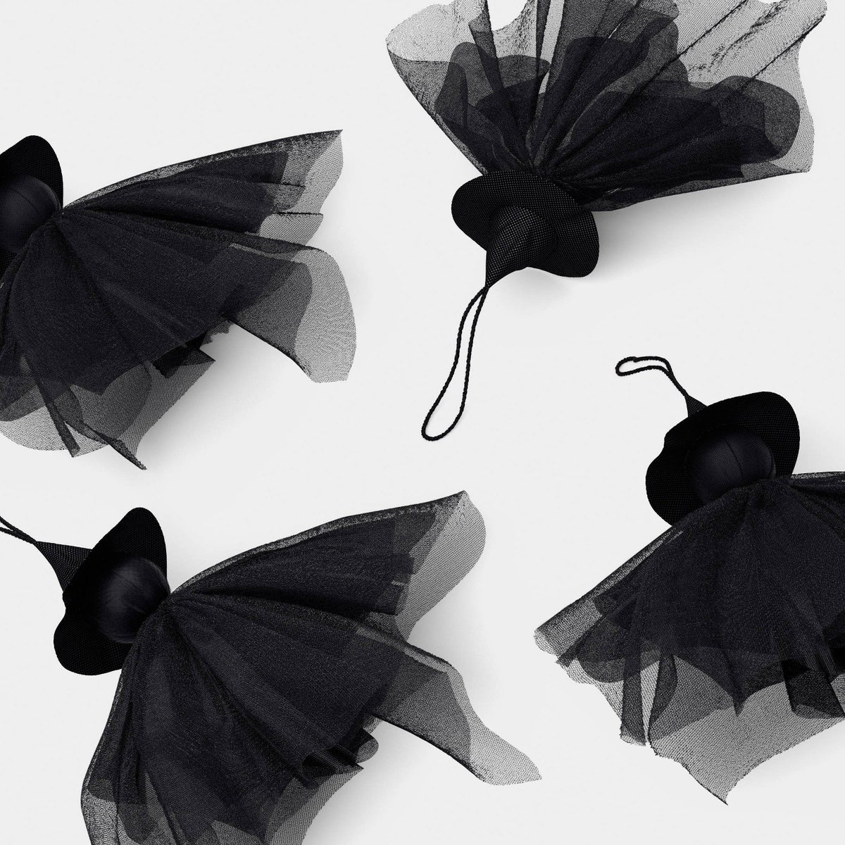 6 Piece Witch Decorative Accent Set, Black - image 3