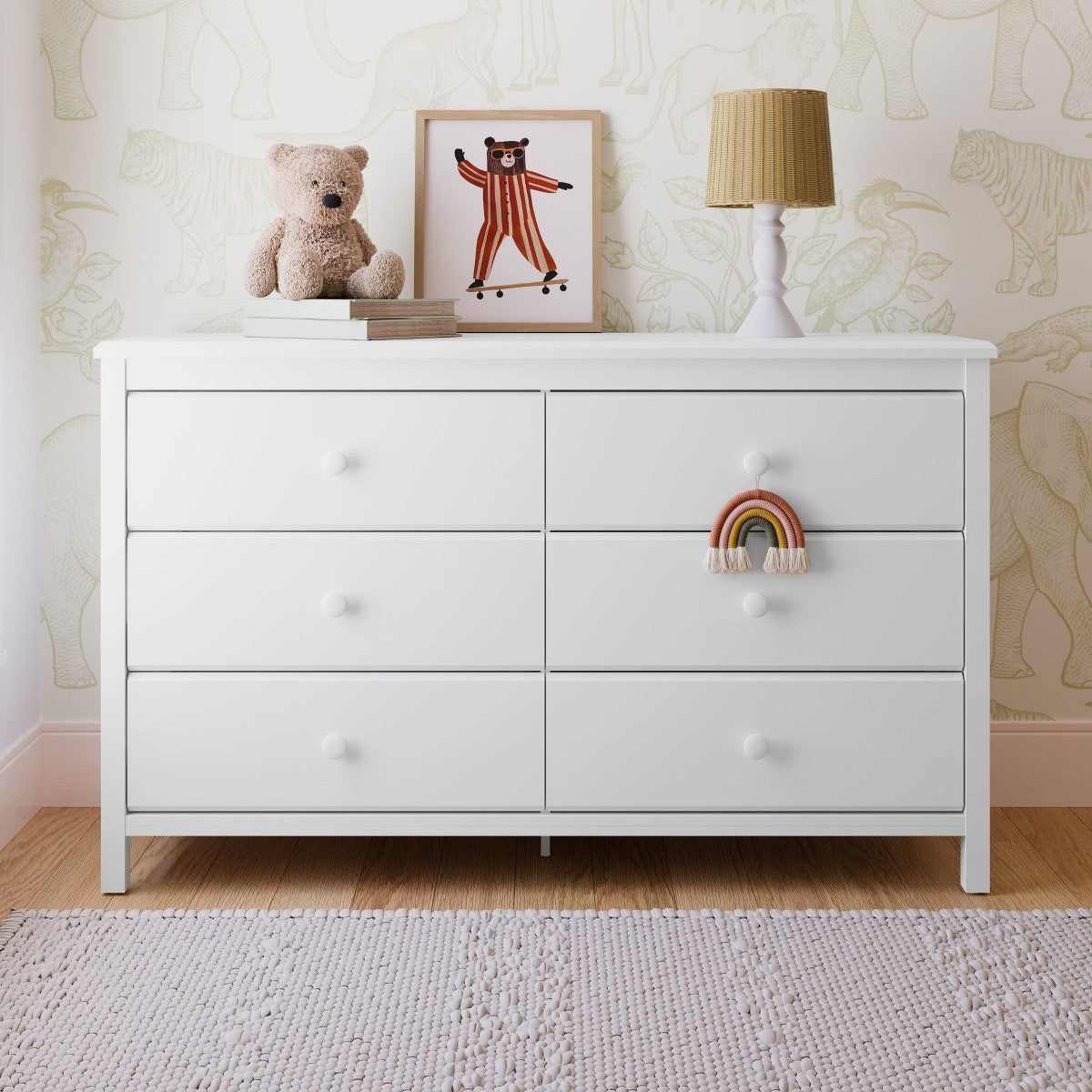 Storkcraft Alpine 6-Drawer Dresser Frosted Oat