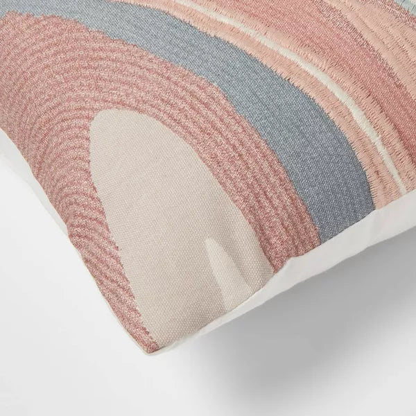 Woven Marble Decorative Pillow