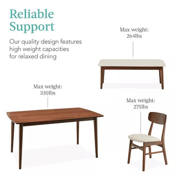 6-Piece Mid-Century