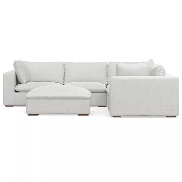 Corner Sectional and Ottoman