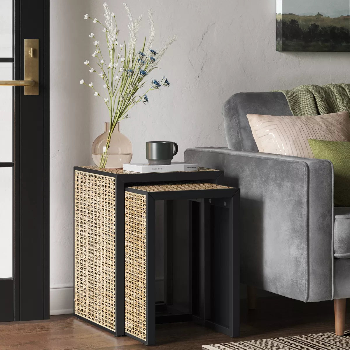 Nesting Accent Table Black