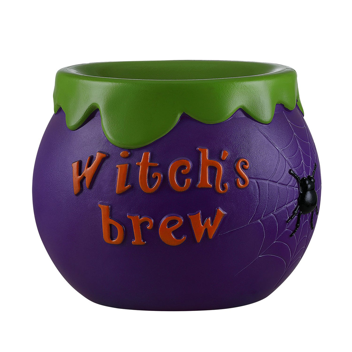 14 in. Cauldron Lit Blow Mold Candy Bowl - image 1