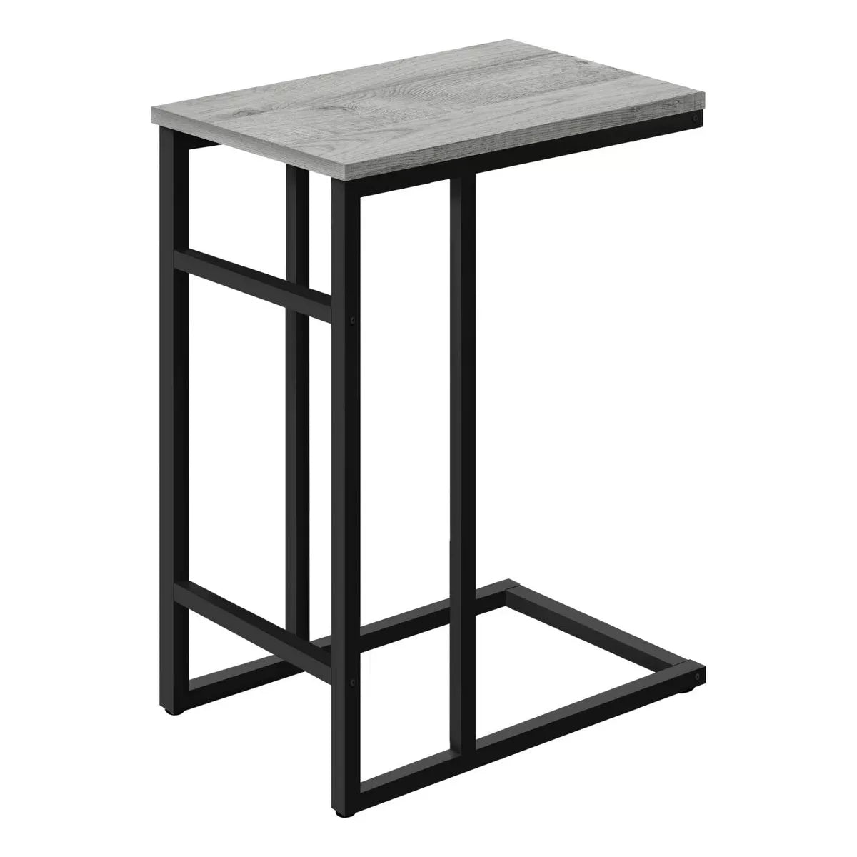 Grey Black End Side Table