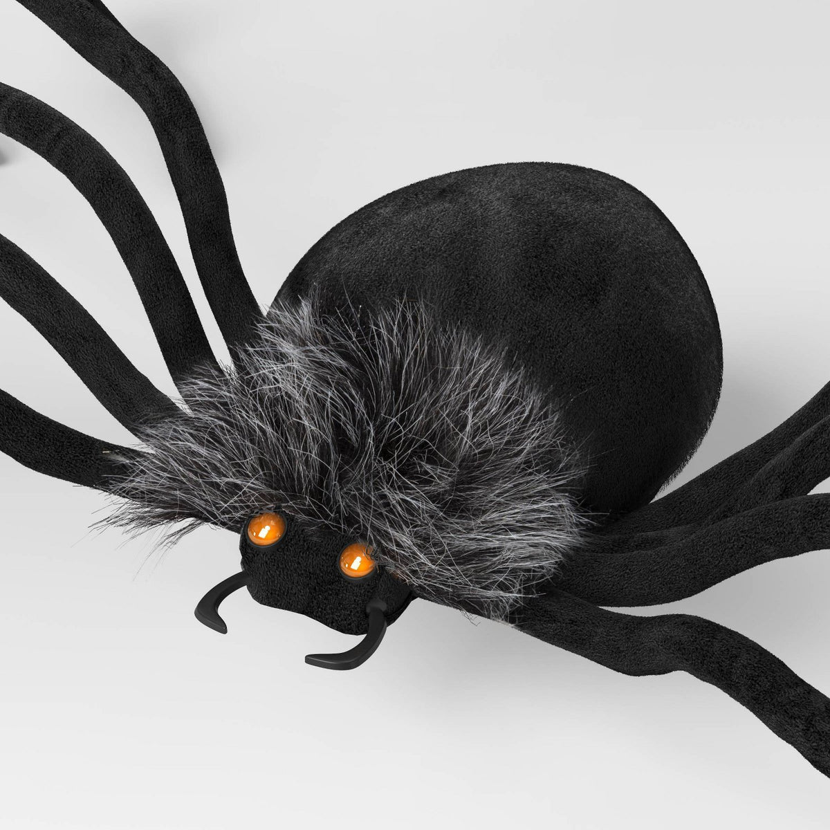 50 Inch Plush Spider Halloween Prop, Black - image 2