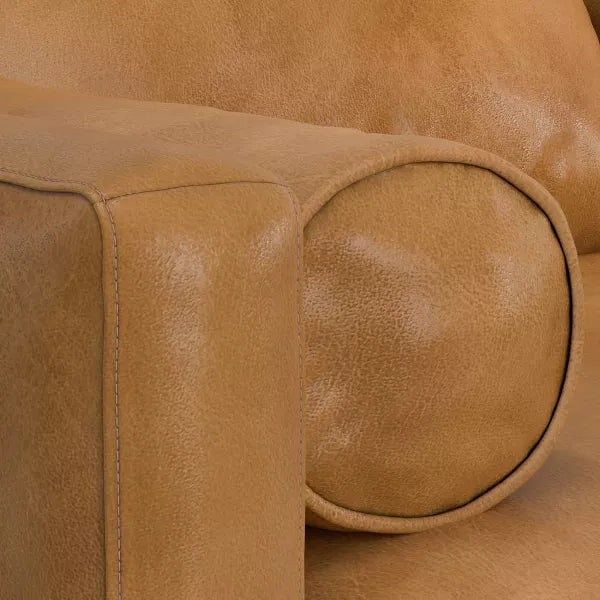 Mid Century Genuine Leather