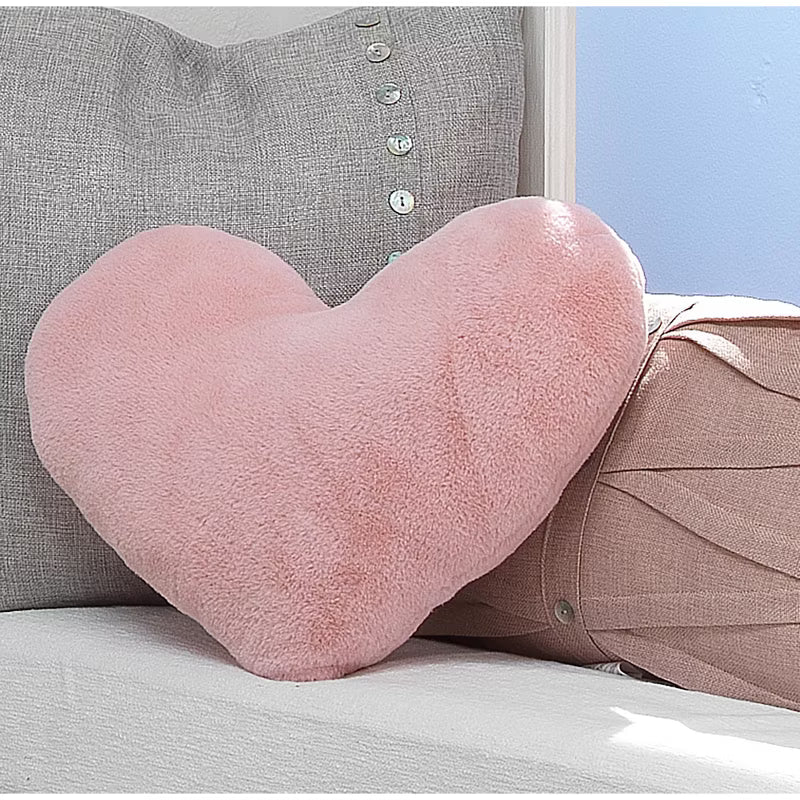 Signature Heart to Heart Soft Pink Decorative Pillow