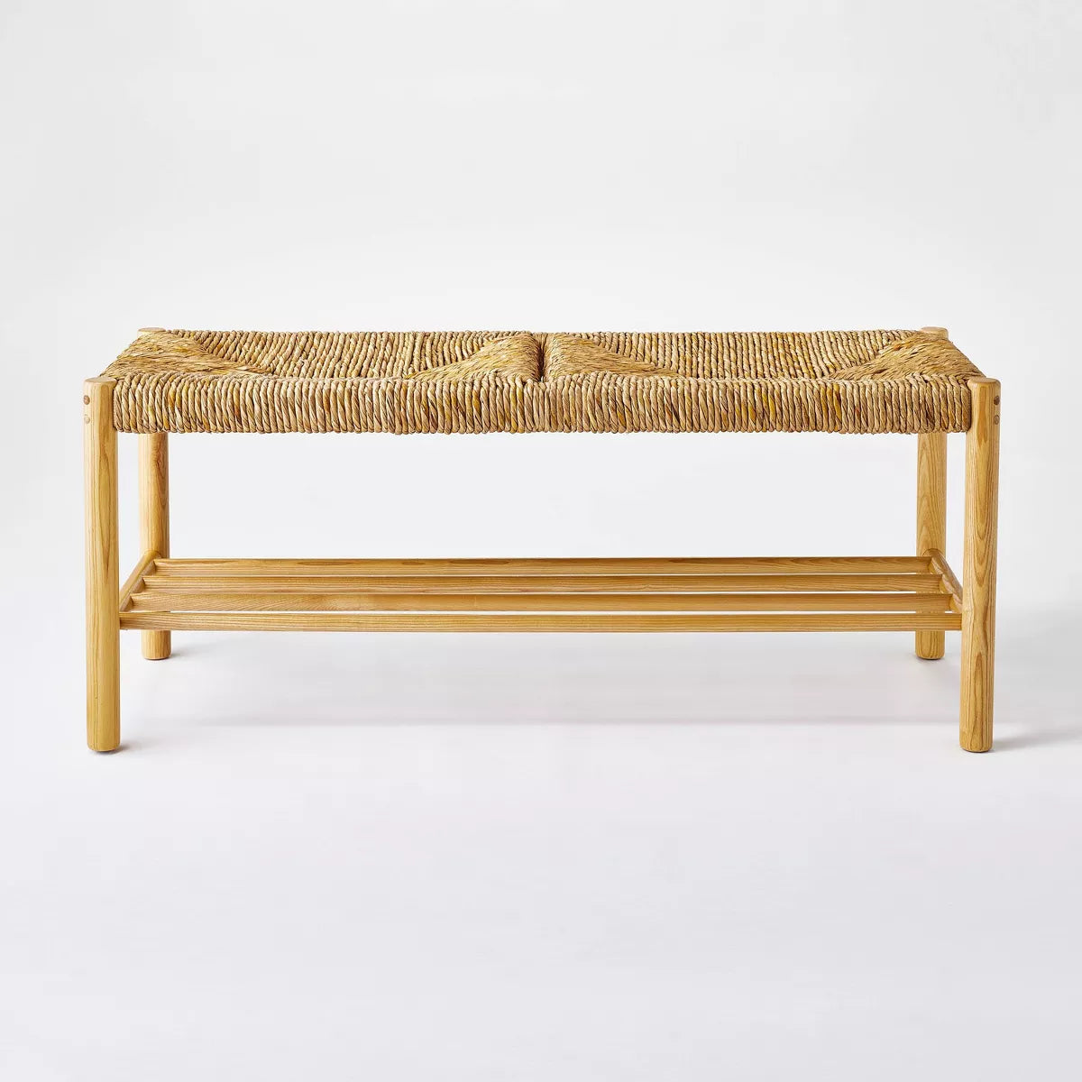 Bench & Woven Frame Light