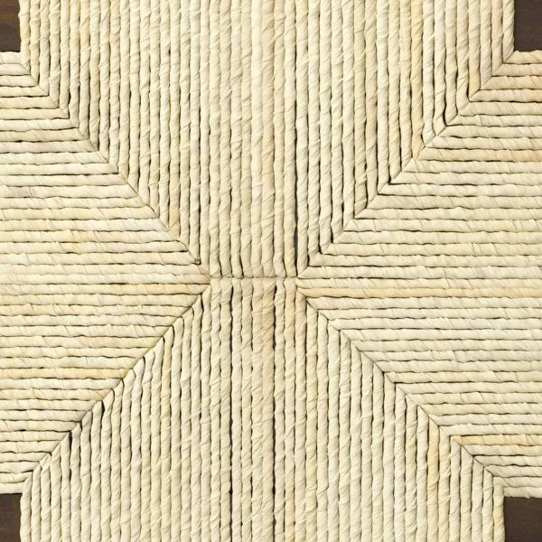 Woven Brown Accent Table