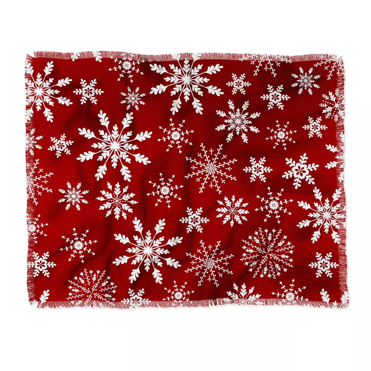 Silent Night Red Woven