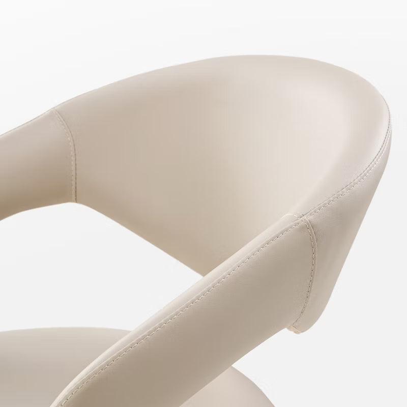 Modern Unique Design Dining Chairs Set of 2, Beige,20.06"D x 17.93"W x 33.06"H