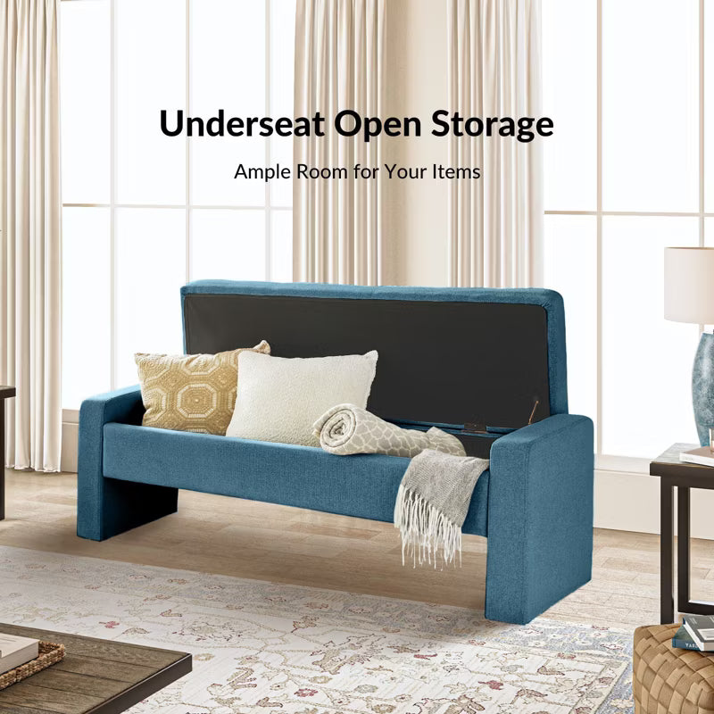 Jaime 55.1 Wide Storage Bench|