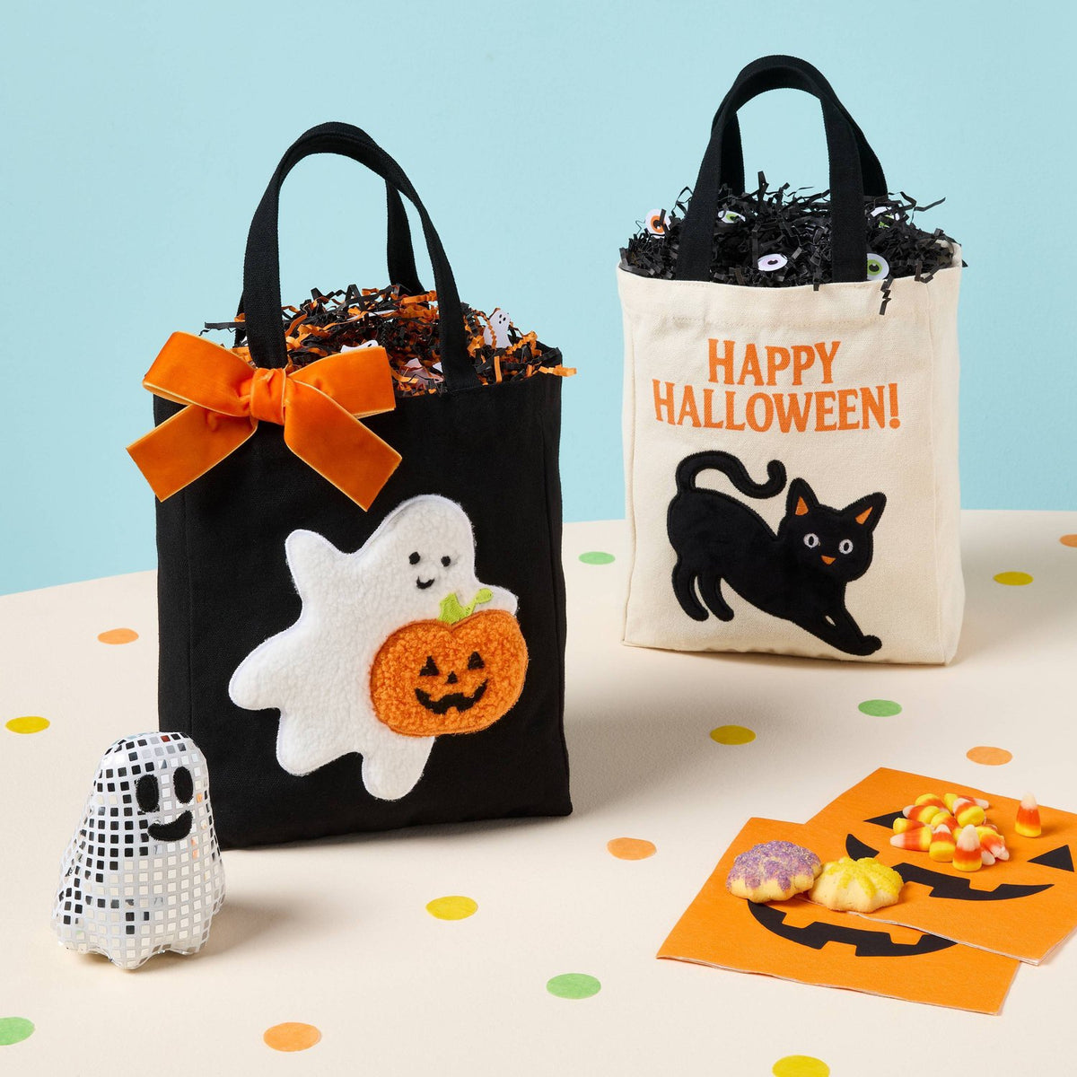 Small Halloween Canvas Tote Gift Bag - image 11