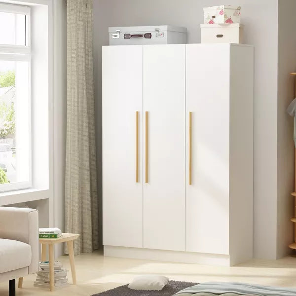 Homsee 3 Door White Armoire