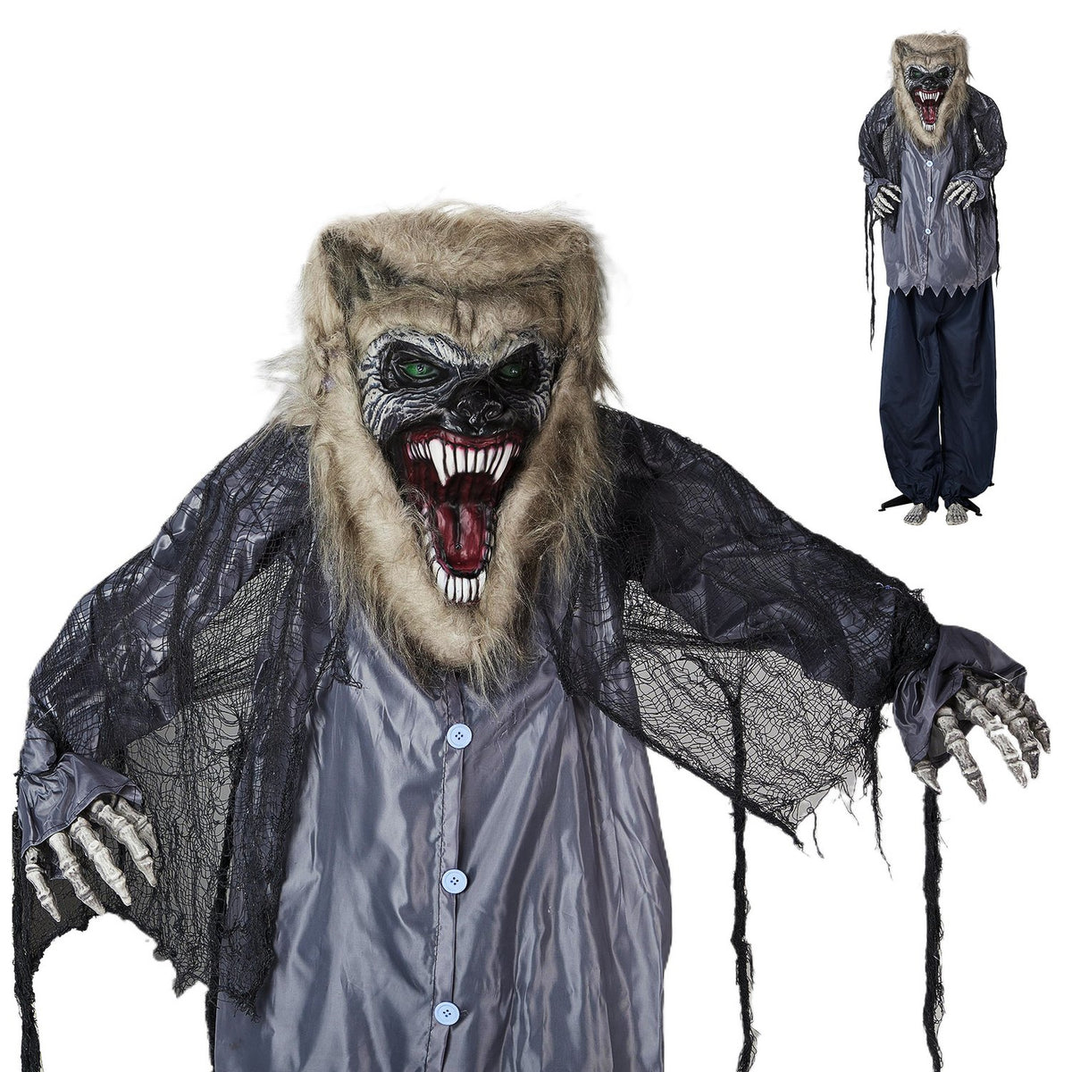 6.9-Foot Standing Werewolf Halloween Decoration - image 5