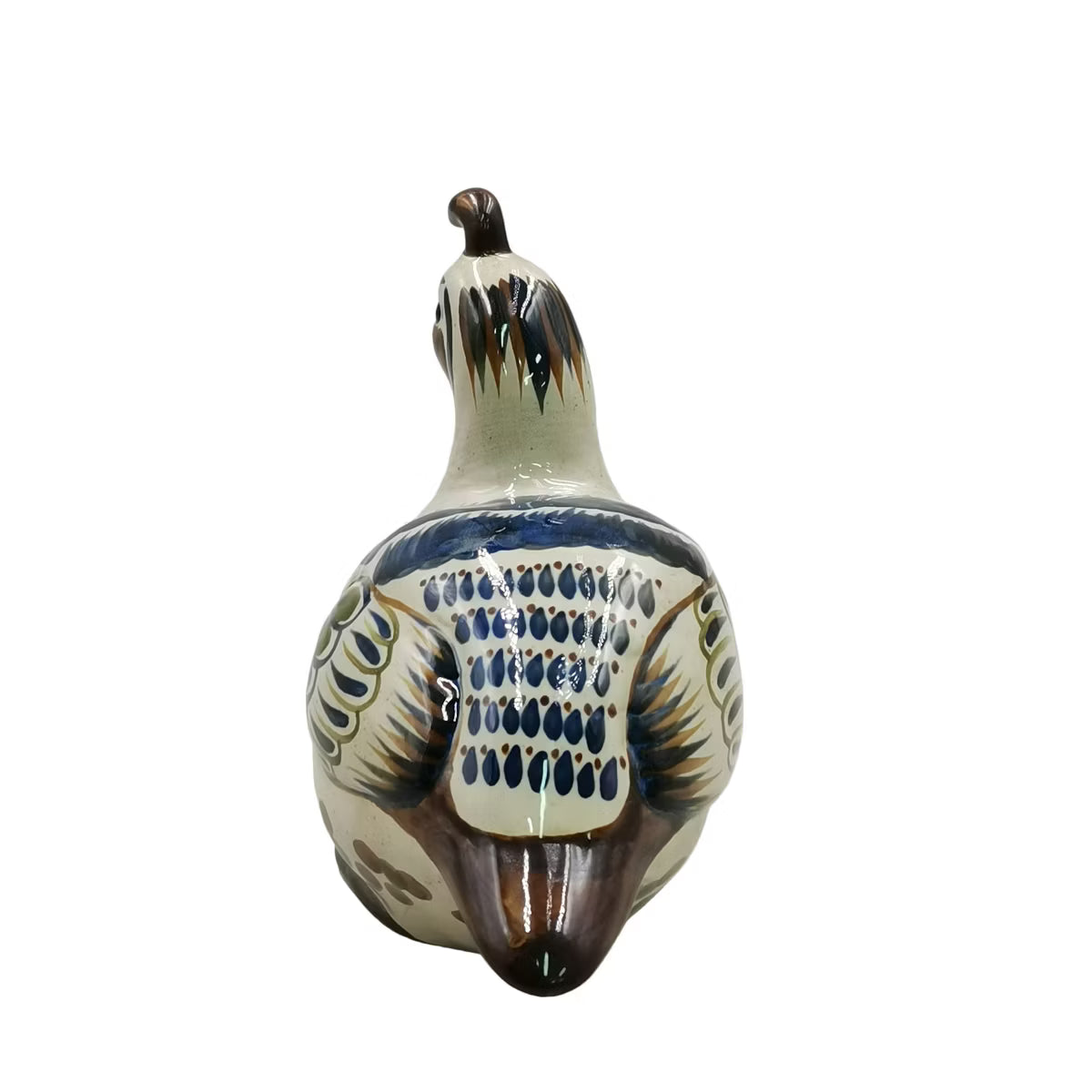 Painted Ceramic Fall Decorative Quail