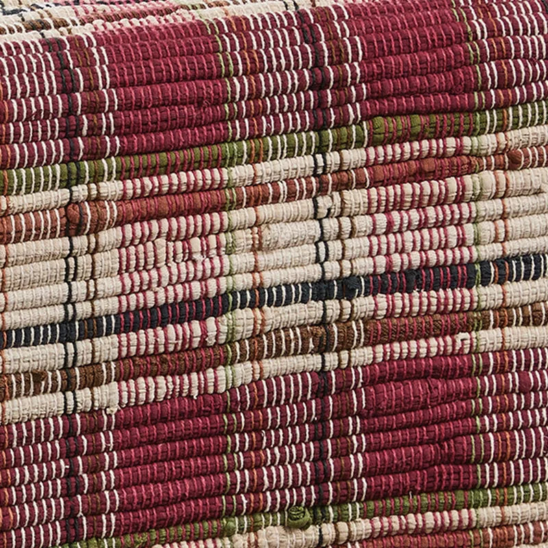 Park Designs Culpepper Chindi Red Striped Table Runner 13" x 36"