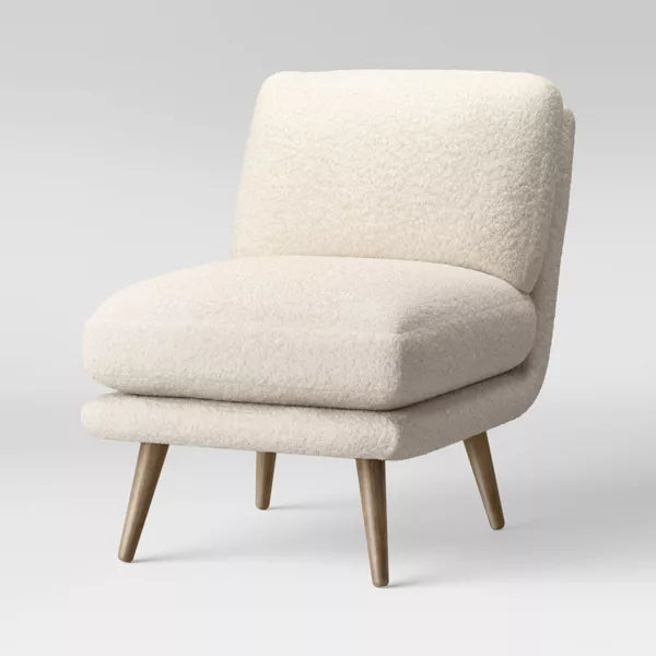 Harper Faux Fur Slipper Chair