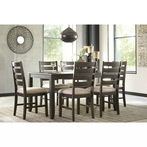 7-Piece, Chairs, Wood Frame