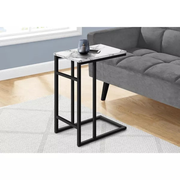 C-Shaped End Side Table