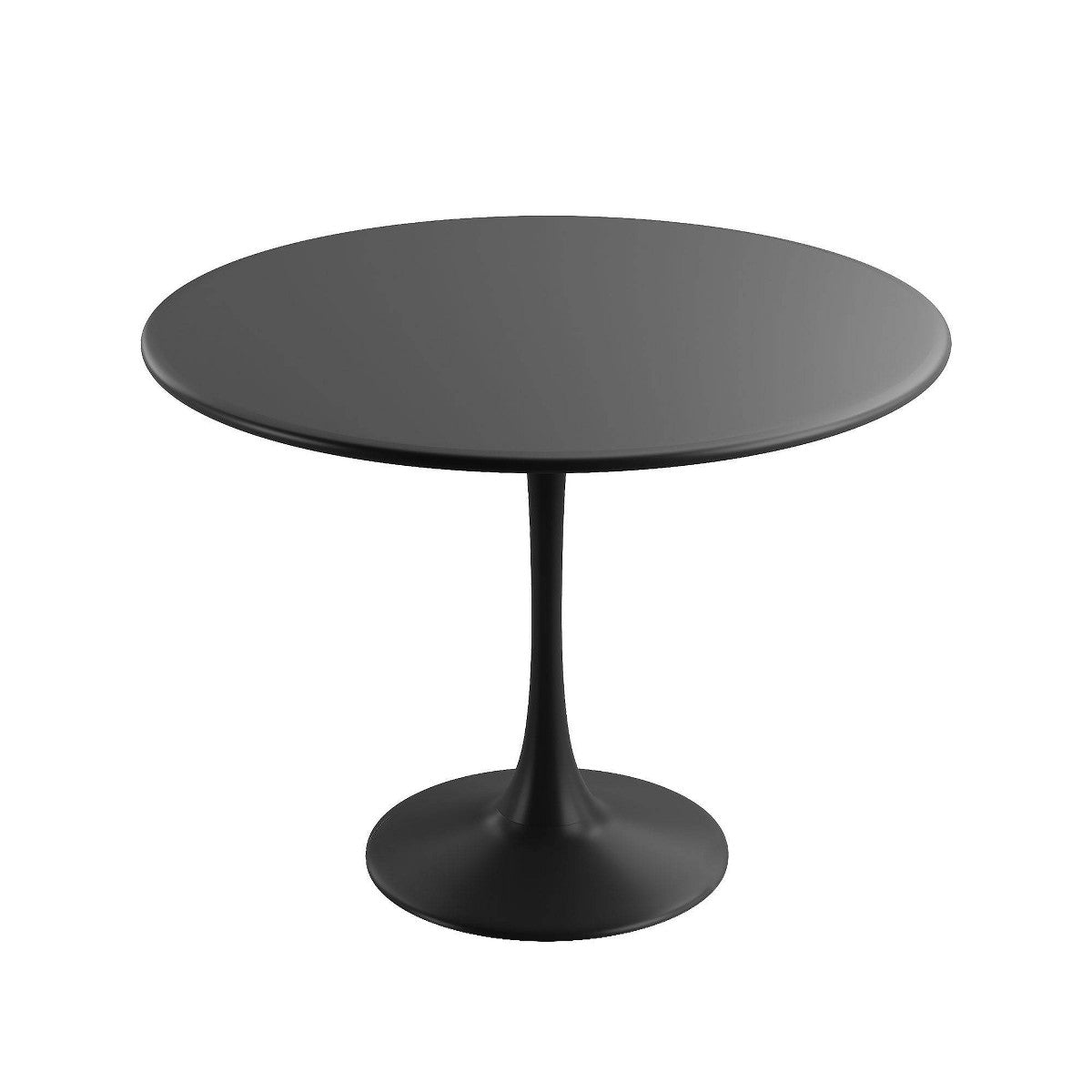Kurv Round Bistro Dining Table Black