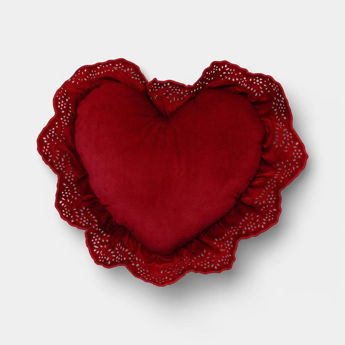 Ruffled Heart Pillow - Threshold™