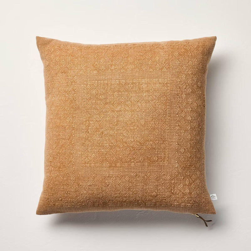 18"x18" Embroidered Toss Pillow