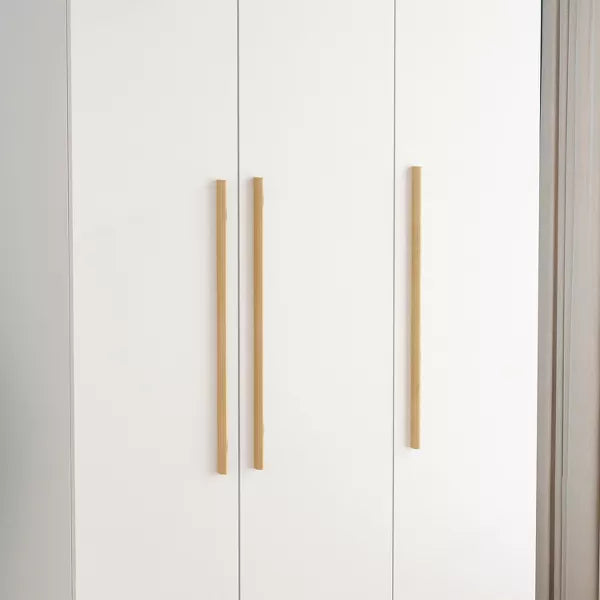 Solid Wood Handles Wardrobe