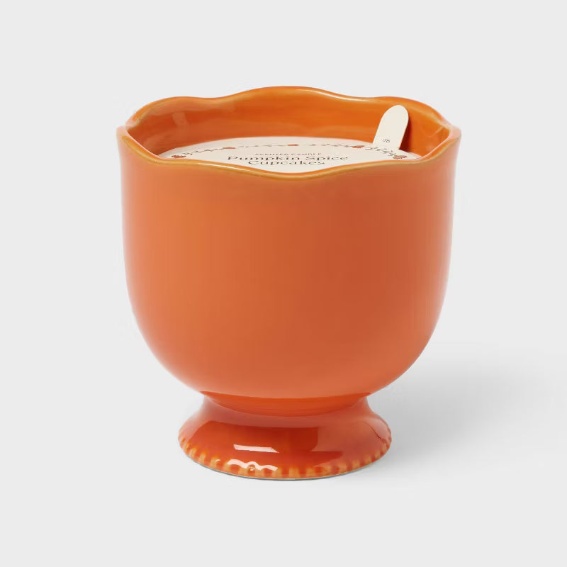 Ceramic Jar Candle Pumpkin Spice Cupcakes
