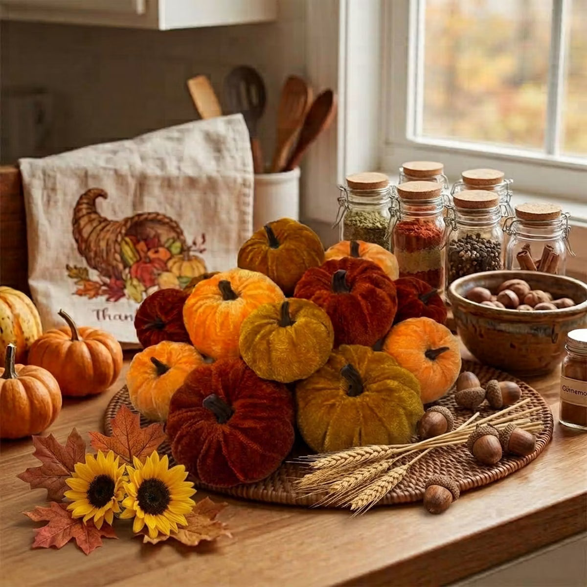 Pumpkin Decor for Autumn, Fall