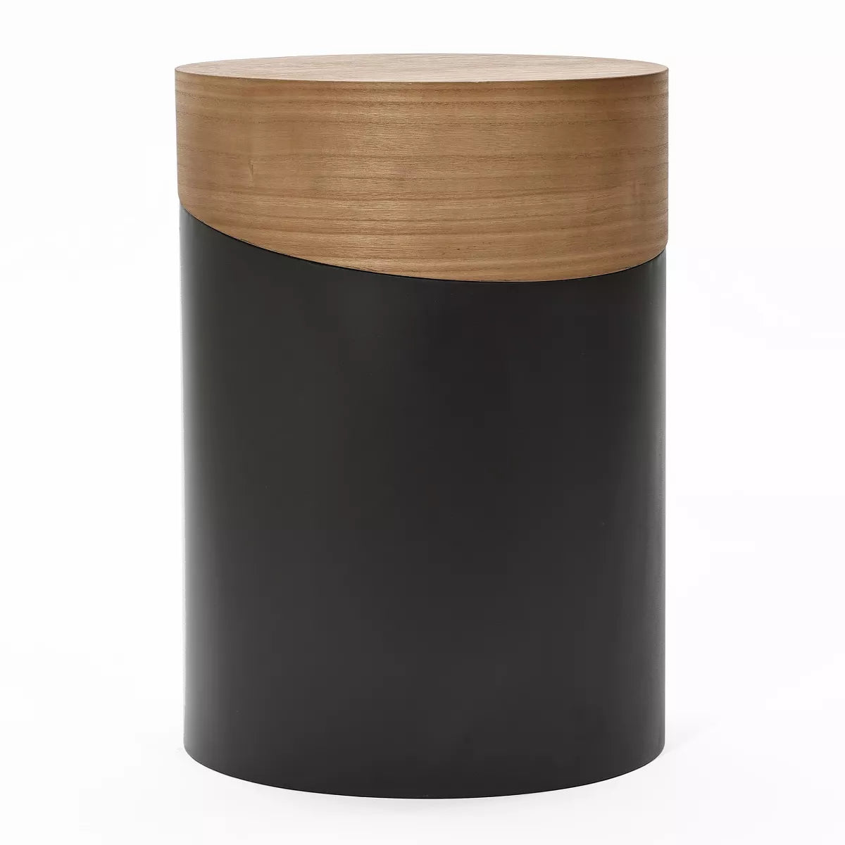 Natural Wood Metal Round