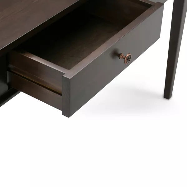 Wood Console Table with Storage