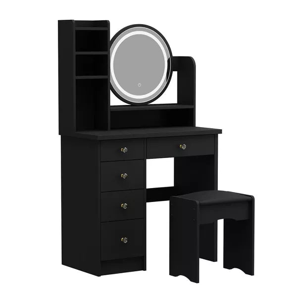 Vanity Table Set with Stool