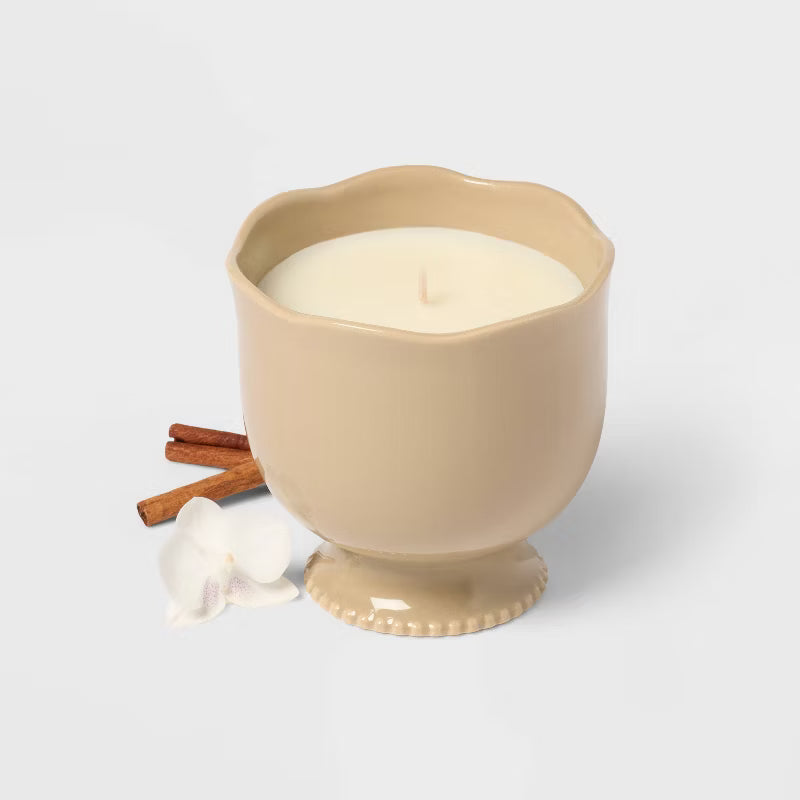 Ceramic Jar Candle Vanilla Pumpkin