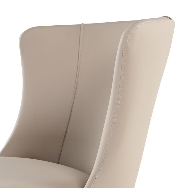 Upholstered Dining Side Chairs Set of 2,Beige