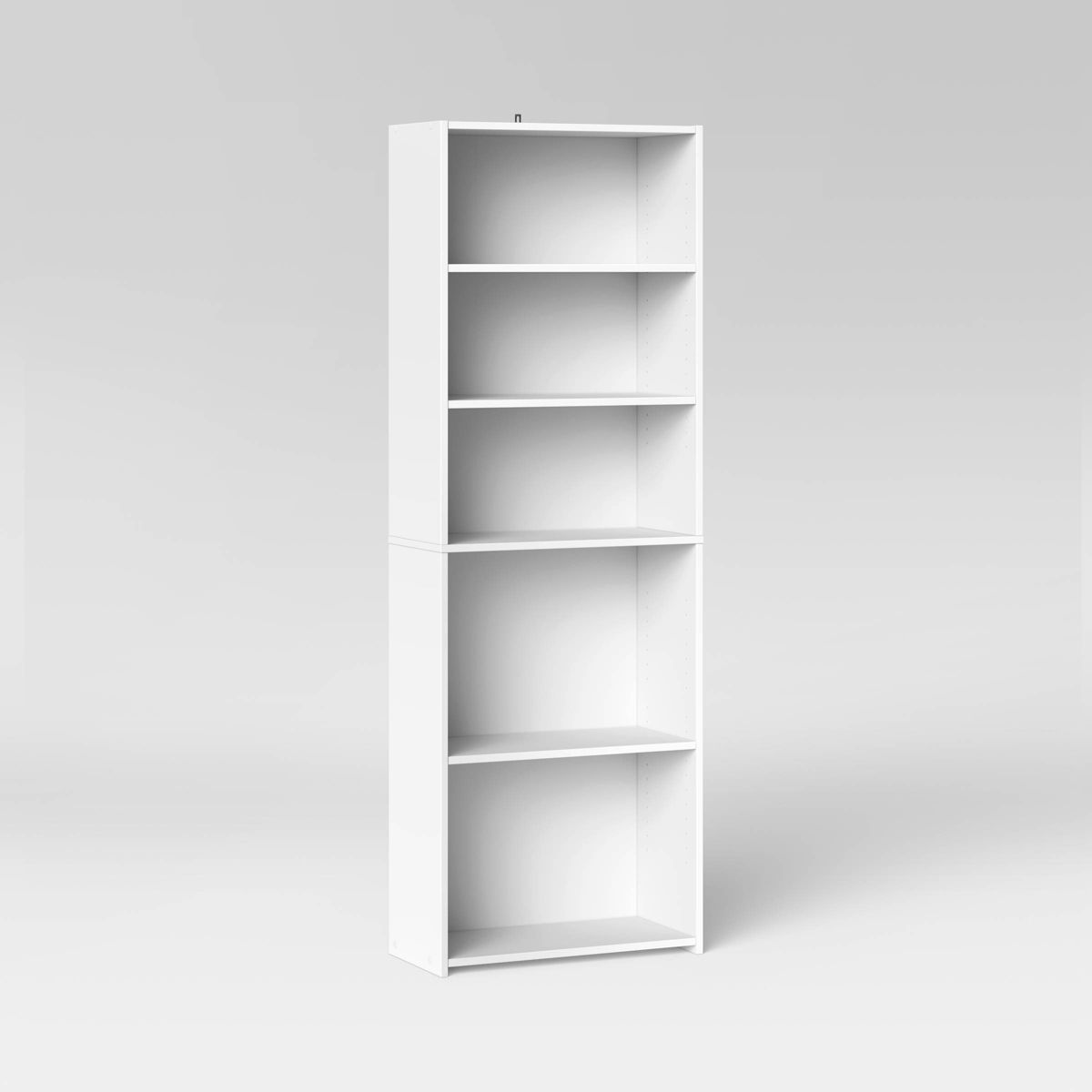 5 Shelf Dorm Bookcase White - Room Essentials