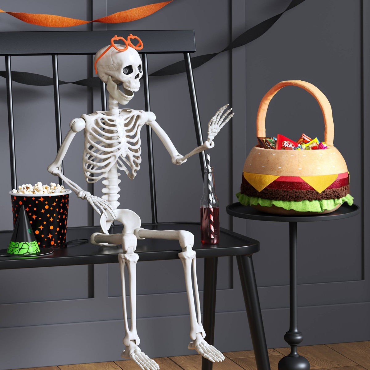 36 Inch Large Poseable Skeleton Halloween Mannequin - image 2