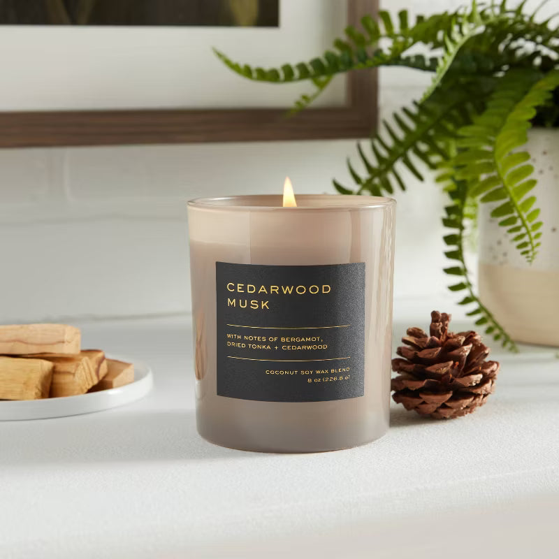 Cedarwood Musk Black Label Jar Candle