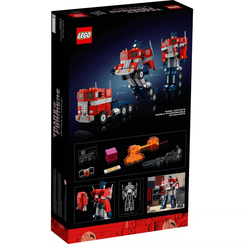 LEGO Icons Optimus Prime, Transformers Robot Model Set 10302