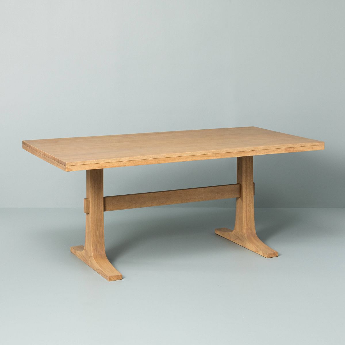 Pedestal Wood Dining Table - Natural - Hearth & Hand™