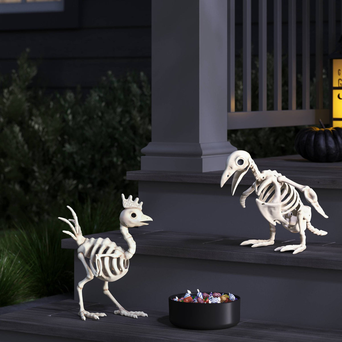 10.5 Inch Chicken Skeleton Halloween Prop - image 2