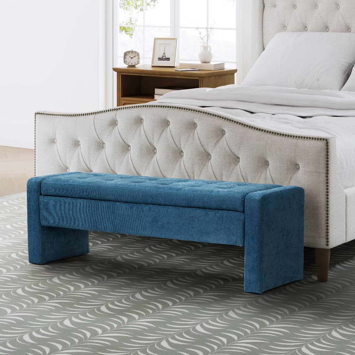Jaime 55.1 Wide Storage Bench|