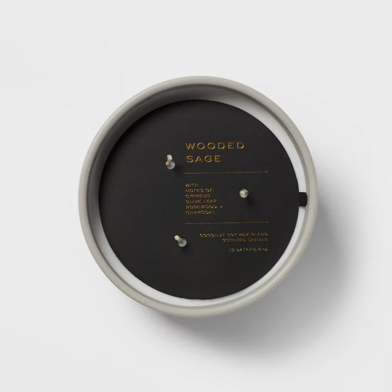 Wooded Sage Black Label Jar Candle