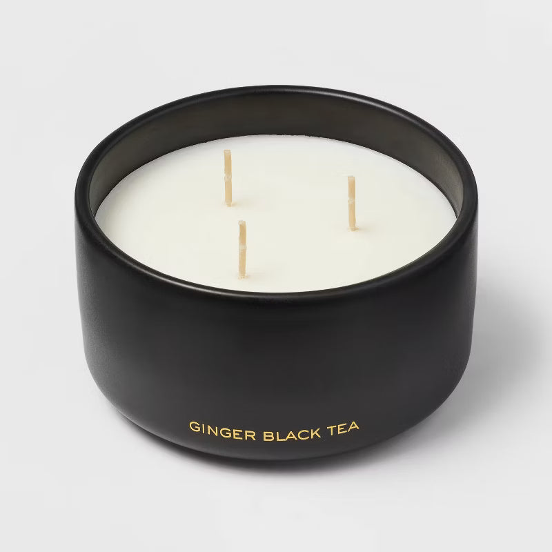 Ginger Black Tea Musk Black Label Jar Candle